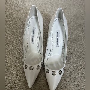 Manolo Blahnik heels.